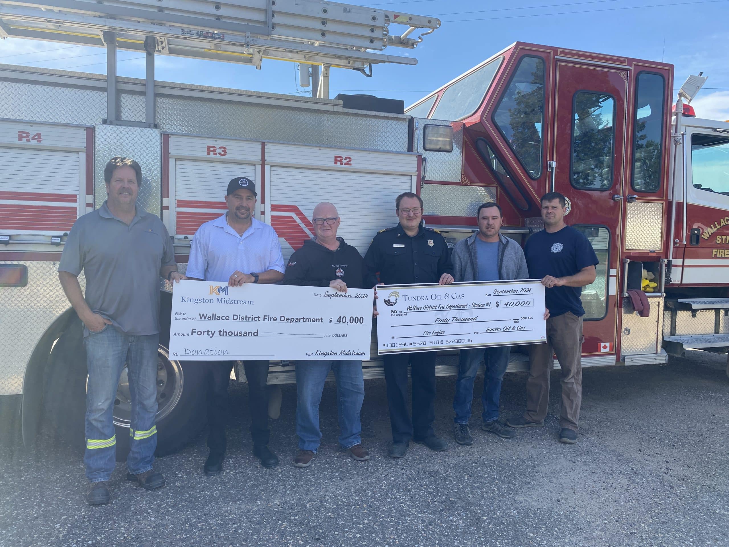 Featured image for “Wallace District Fire Department Receives $40,000 for Fire Engine Replacement”