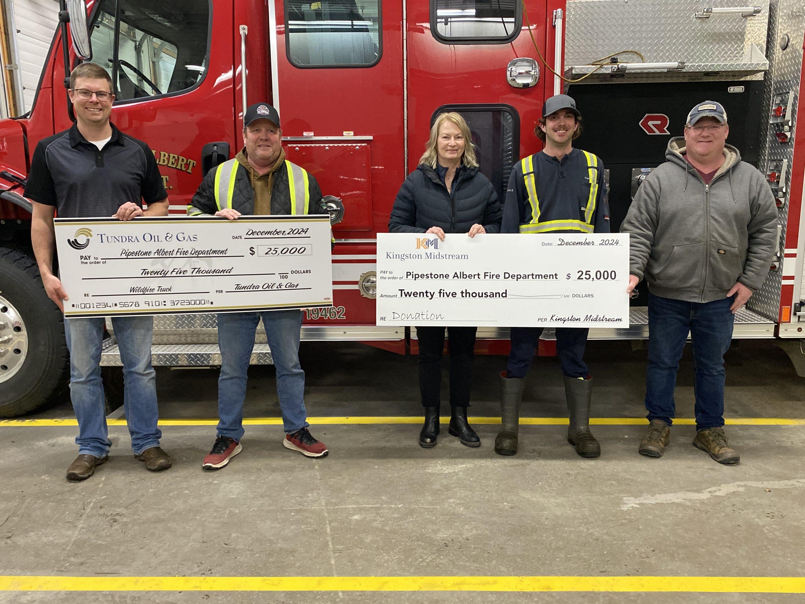 Featured image for “Pipestone Albert Fire Department Receives $50,000 for Wildland Fire Truck”