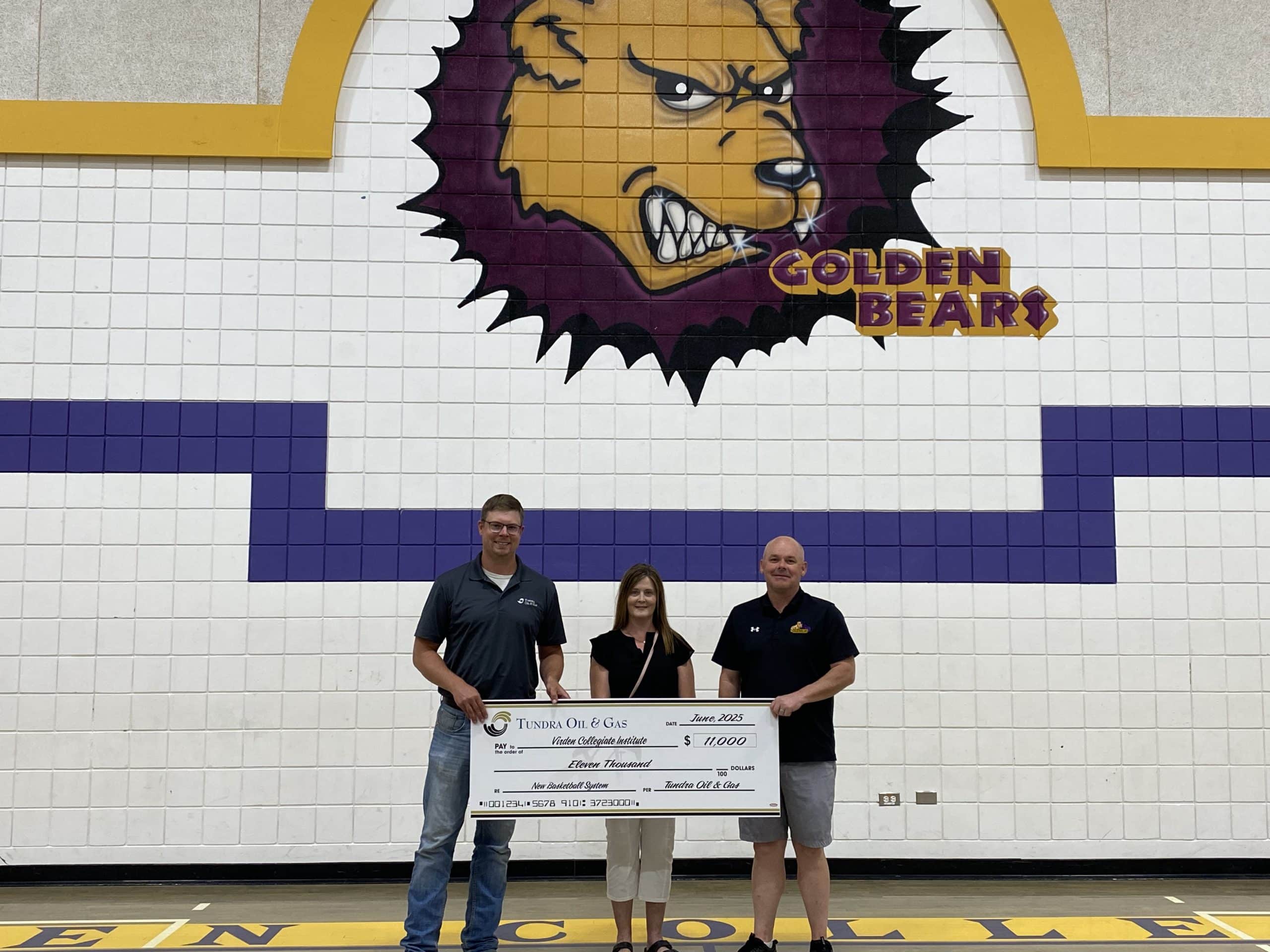 Featured image for “Virden Collegiate Receives $11,000 Towards New Basketball System”