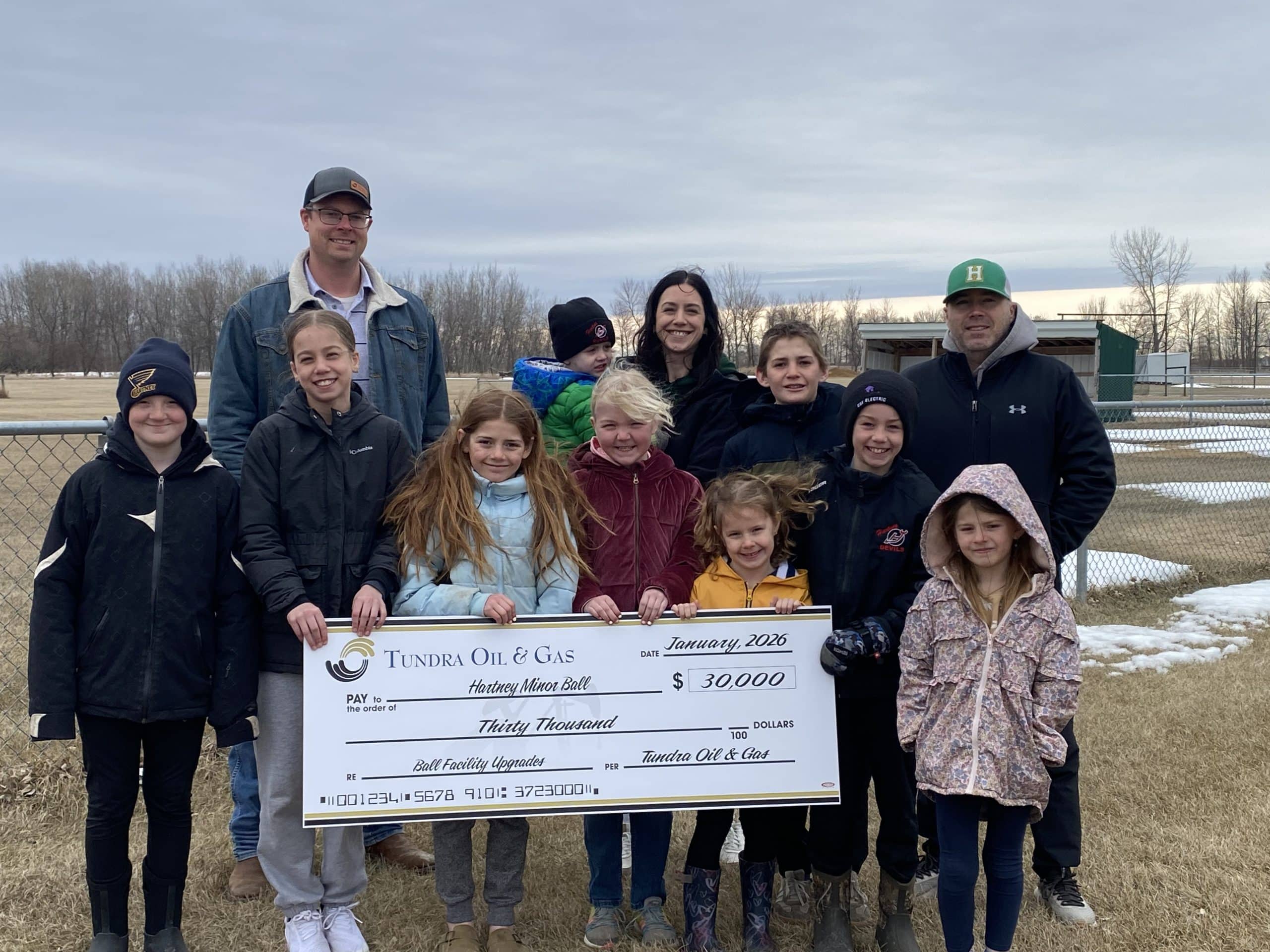 Featured image for “Hartney Minor Ball Receives $30,000 for Facility Upgrades”